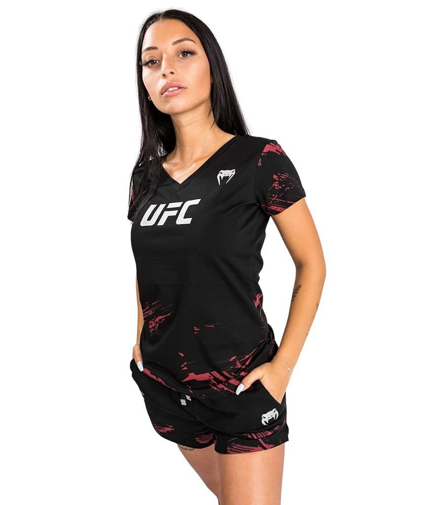 Venum UFC Authentic Fight Week 2.0 T-Shirt For Women Nero-Rosso 3 Venum UFC Authentic Fight Week 2.0 T-Shirt For Women Nero-Rosso
