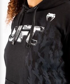 Venum UFC Authentic Fight Week Wome Pullover Hoodie Nero -Eleganza Atletica Negozio venum ufc authentic fight week wome pullover hoodie black 2