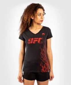 Venum UFC Authentic Fight Week Women Short Sleeve T-shirt Nero -Eleganza Atletica Negozio venum ufc authentic fight week women short sleeve t shirt black 3