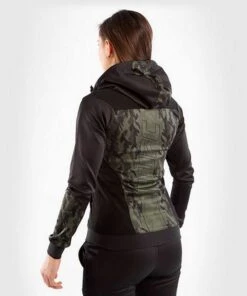 Venum UFC Authentic Fight Week Women Zip Hoodie Verde -Eleganza Atletica Negozio venum ufc authentic fight week women zip hoodie green 4