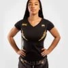 Venum UFC Replica Women Jersey Nero-Oro -Eleganza Atletica Negozio venum ufc replica women jersey black gold 1